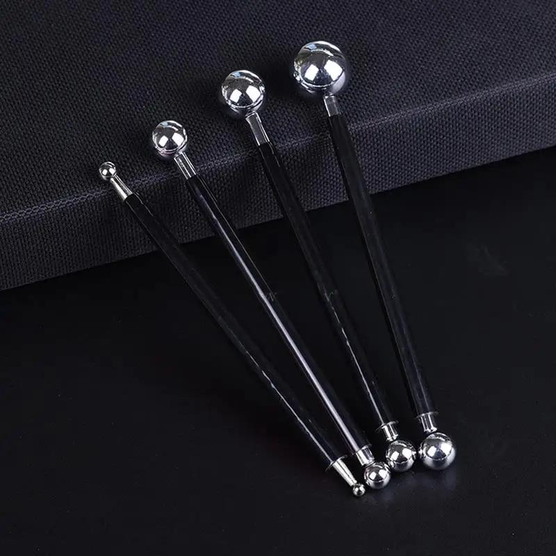 1Set Pottery Dots Sculpture Tool Stainless Steel Polymer Clay Shape Pen Metal Ball Clay Carving DIY Ceramics Decorating Tools