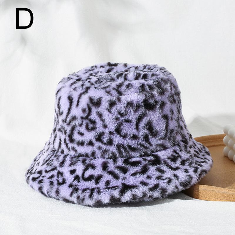 Buy 1PC Winter Bucket Hat Leopard Print 
