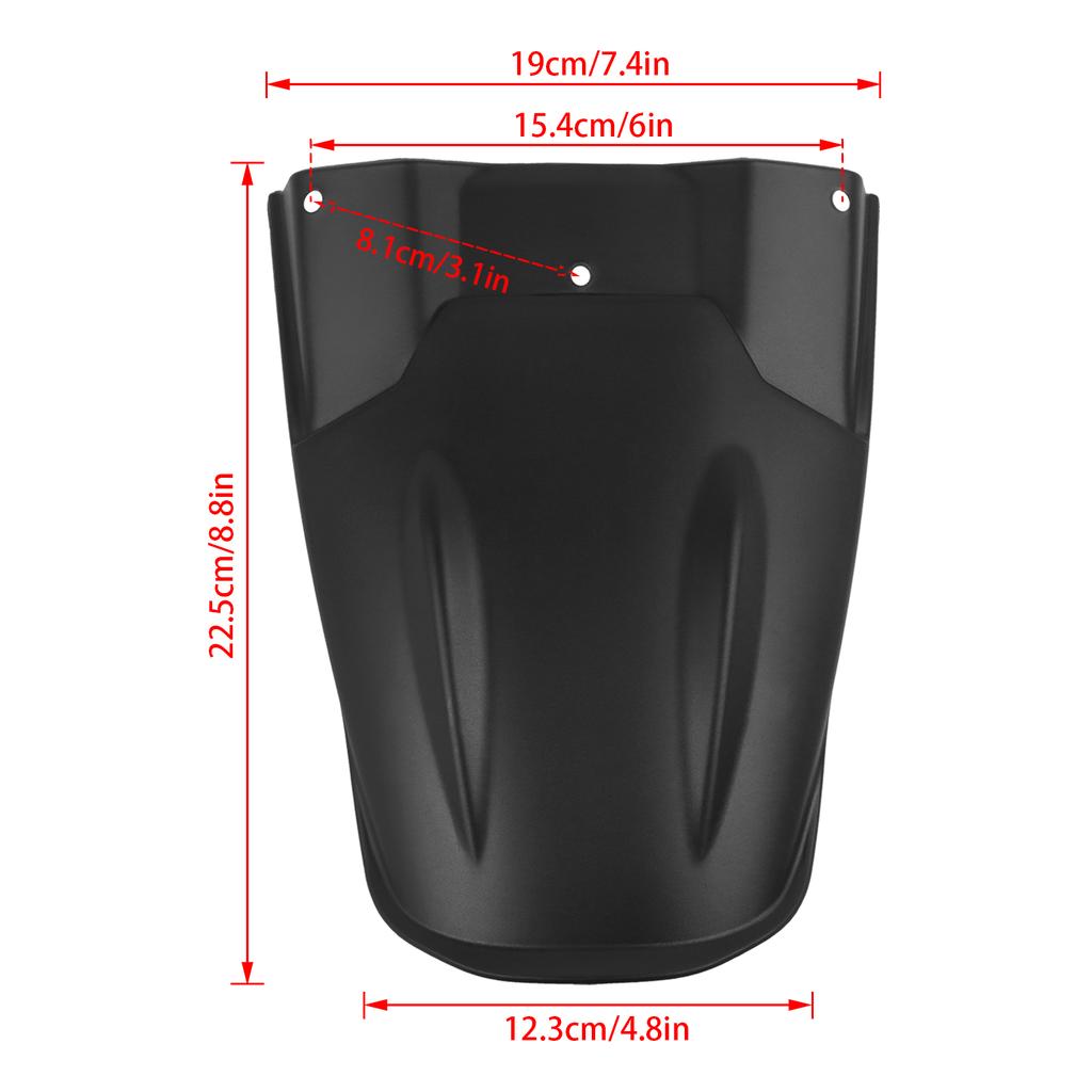Pro Yamaha MT-07 MT 07 MT07 2013-2017 XSR 700 2016-2020 2019 2018 2017 Prodloužení blatníku pro prodloužení předního blatníku motocyklu