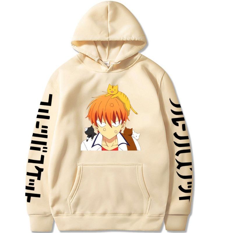 Sohma Kyo Fruits Basket Men Hoodies Men Women Hooded Sweatshirts Fashion Pullovers Autumn Boys Girls Streetwear Hoodie