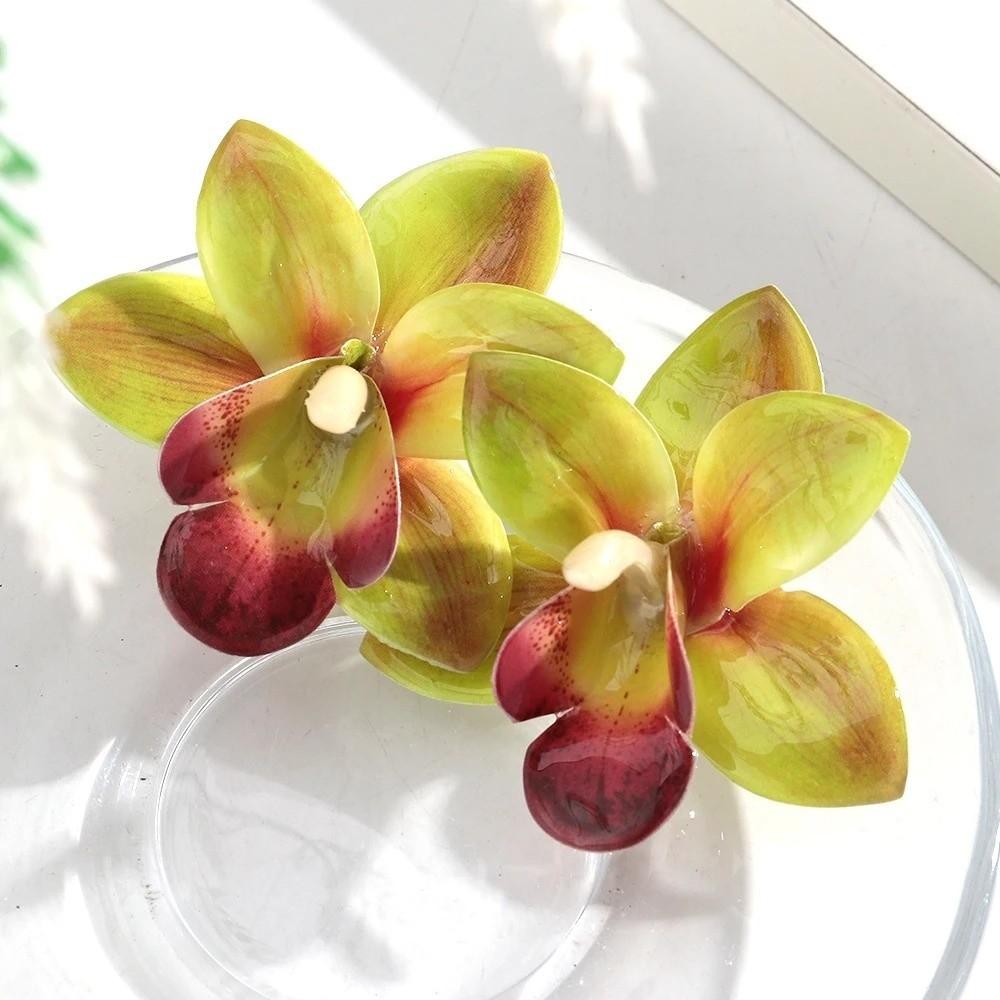 1 Pair Exaggerated Design Resin Petal Earring Elegant Boho Earrings  Women Accessories