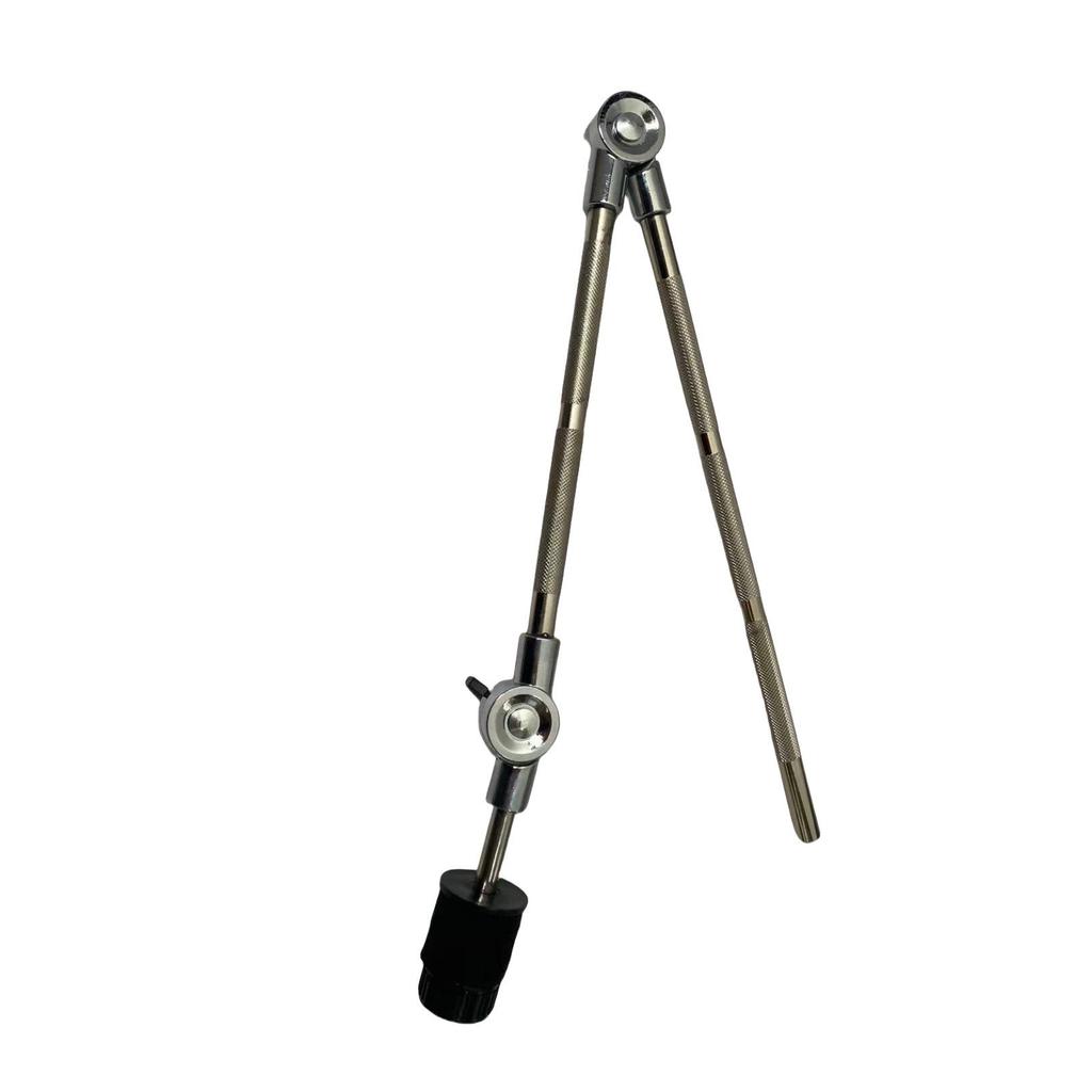 Angled Cymbal Stand Extension Arm Clamp with Felt for Jazz Drums