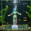 Bubble Driven Fish Tank Decoration Movable Joints Luminous Skeleton  Aquarium Hobbyist