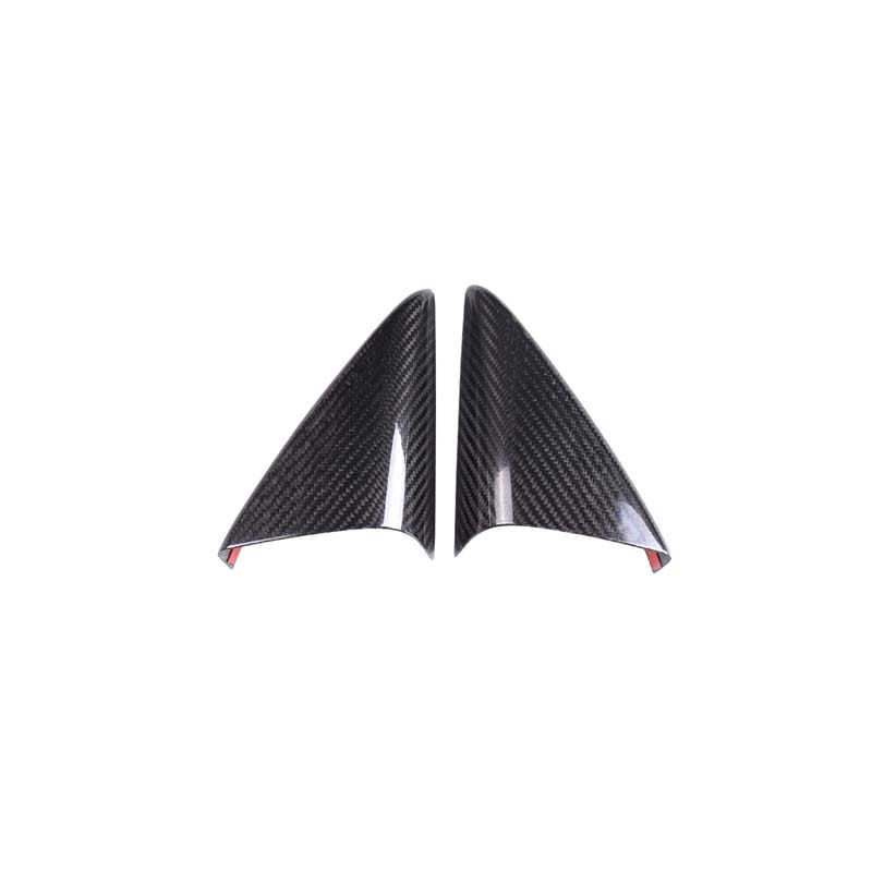 

For Toyota GR Supra MK5 A90 2019-2025 Real Carbon Fiber Car Inner Door A pillar Speaker Cover decorative sticker car Accessories