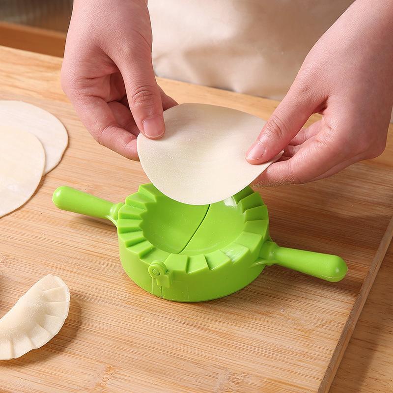 Manually Dumpling Maker Mold With Handle Dough Press Durable Plastic Multi-Color For Dumplings Cookies Pastry-Easy Use Kitchen