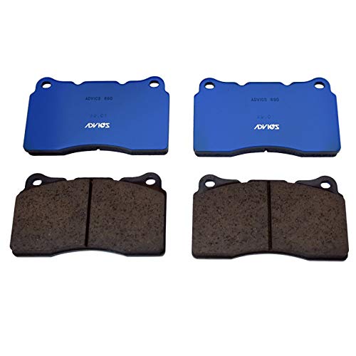 

Передние тормозные колодки ADVICS для Sport Lancer SS690-S с суппортами Brembo, совместимые с OEM номером детали 4605A572, комплект из 4 штук (4 накладки)