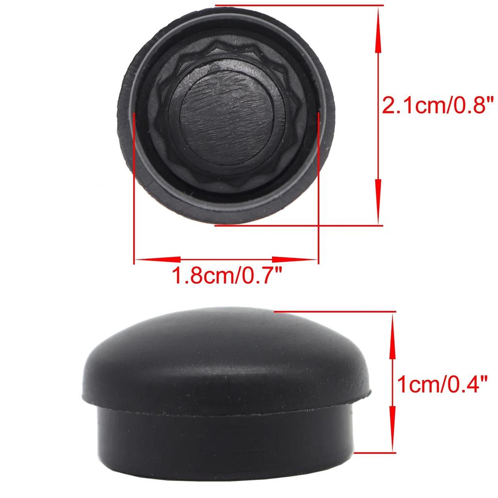 Car Front Wiper Arm Nut Cap Screw Bolt Cover Rabbit For VW Golf 4 5 6 7 1J 5K 1997 1998 1999 2000 2001 2002 2003 2004 - 2016