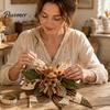 Kit de Costura Patchwork con Lazo Decorativo Estilo Cabaña Hecho a Mano, Tela Grande DIY Girasol Suministros para Acolchado Hobby Kit de Manualidades Acolchadas de Calabaza para Adultos,