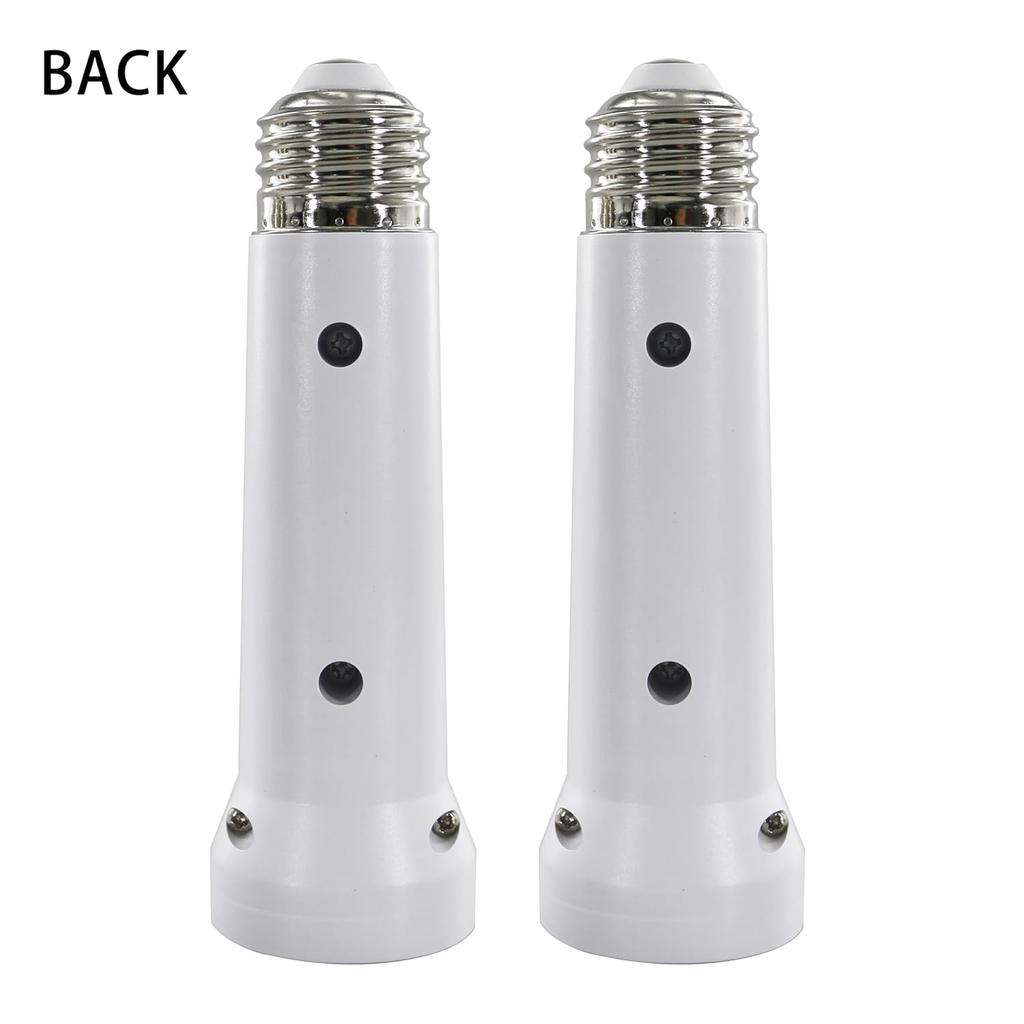 Light Socket Extender, E26/E27 Light Bulb Socket Extender Standard Medium Base, 5.31 inch LED Light Bulb Extension Socket Adapter for Screw in