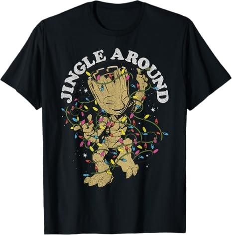 Christmas Groot Jingle Around TShirt Unisex3 S