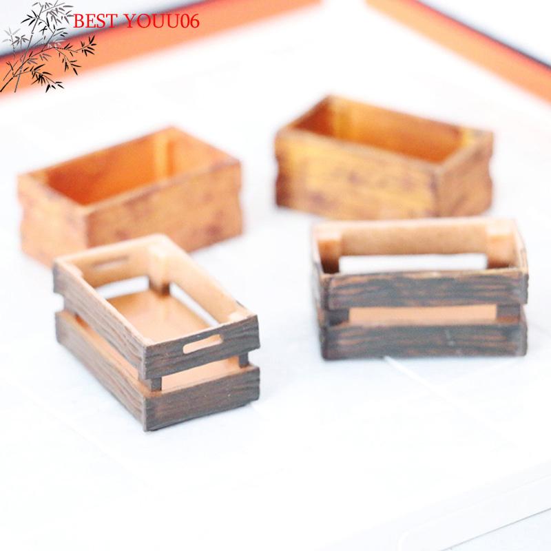 (YOUU06)1/6 1/12 Dollhouse Miniture Simulation parts box Hollow frame Storage model Decoration Accessories Toys