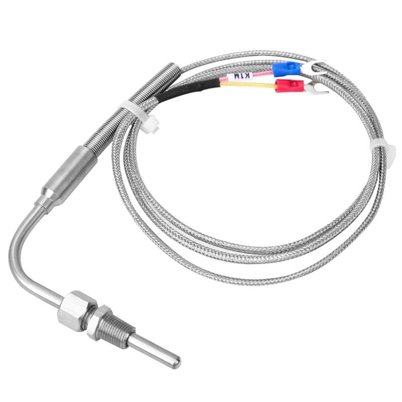 Thermocouple Temperature Sensor K Type 90 Degree Elbow Temperature Probe PT1/8 Thread With 1m / 3.3ft Cable