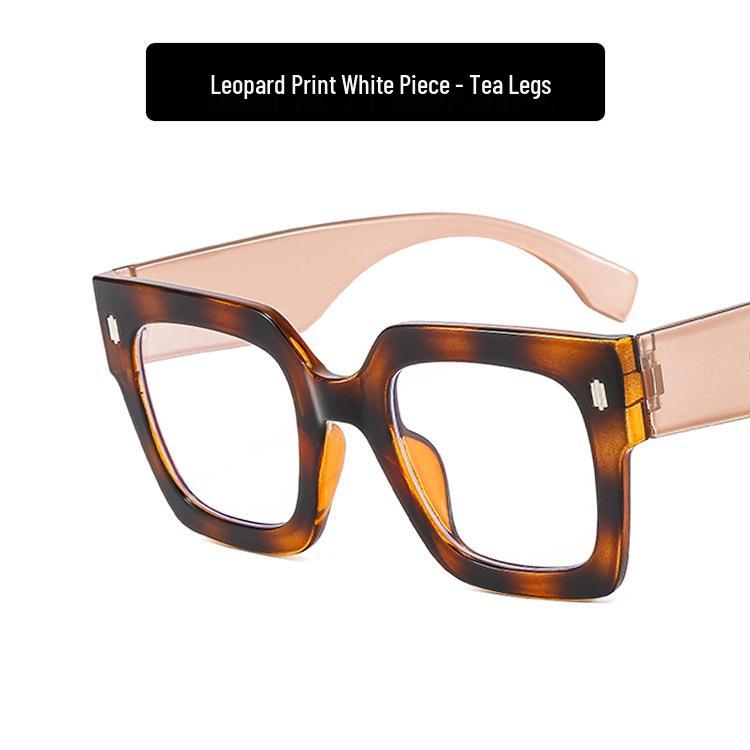 2022 European & American Style Anti-Blue Light Large Frame Glasses