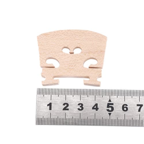 5-Piece Violin Bridge, Wood Bridge for Violin, Replacement Part for 4/4 Violins, for Beginners and Advanced Players