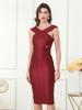 Elegant New Year Bodycon Evening Dress - Sexy, Sophisticated, European & American Style for Mature Fashion-forward Women