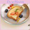Modern Minimalist Stainless Steel Food Plate With Insulated Design For Daily Home Use