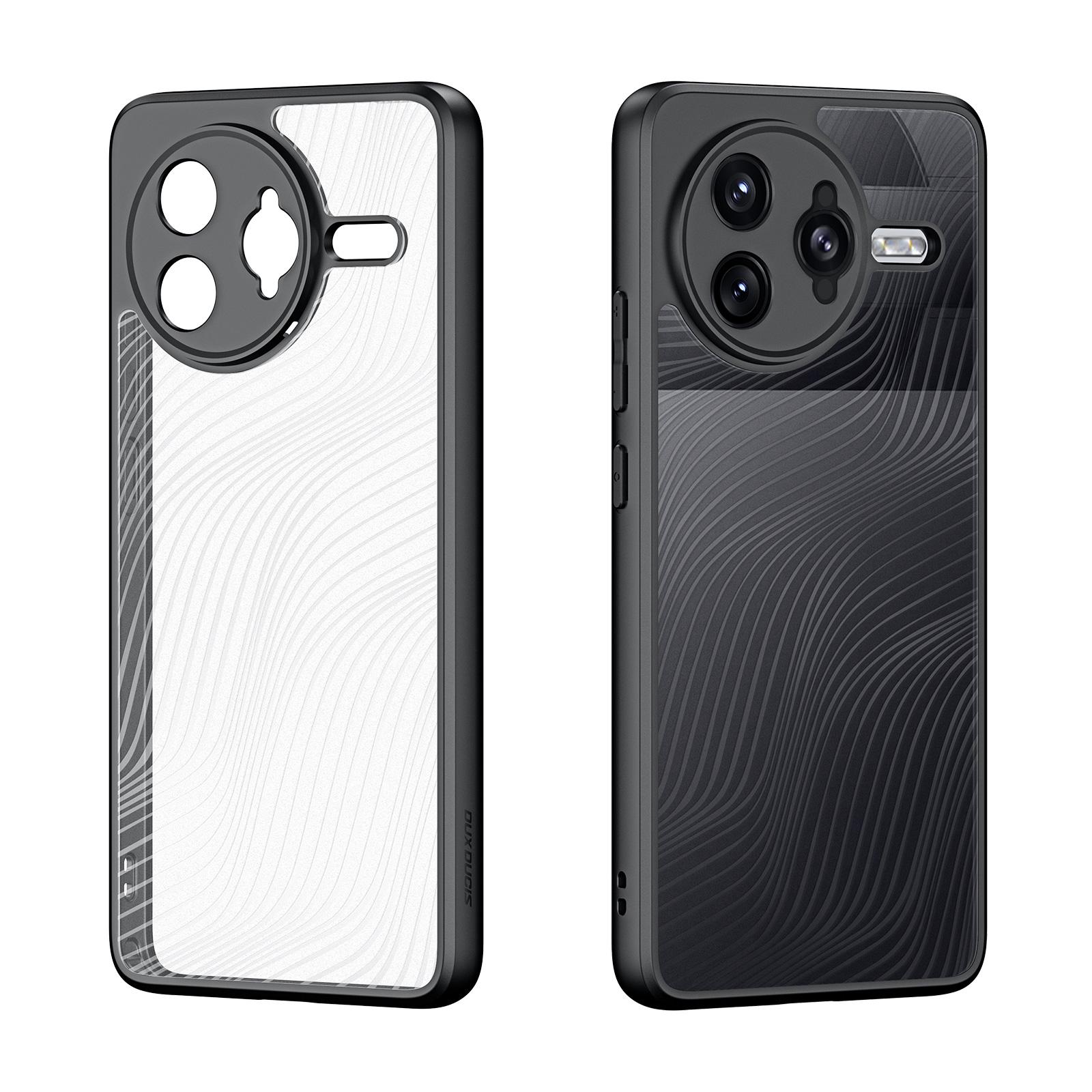 

For Xiaomi Poco F7 Ultra 5G/Xiaomi Redmi K80 Pro 5G Case DUX DUCIS Aimo Series TPU+PC Matte Drop-proof Phone Cover (REACH Certification) Black