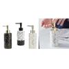 Ceramic Marble Lotion Dispenser 63mm Bottom Diameter Modern & Elegant for Bathroom & Kitchen Use Makeup Liquid Container