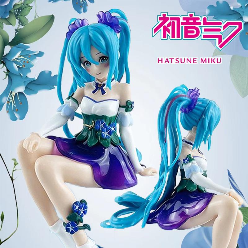

15cm Anime Figure Hatsune Miku Morning Glory Fairy Noodle Stopper Miku Action Figure PVC Collection Model Ornament Toys Gifts NO box2
