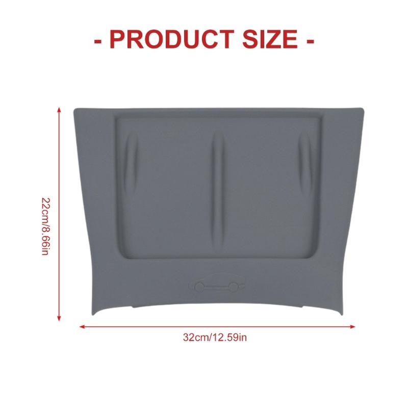 Flexible Pad Washable Silicone Pad Central Control Anti Slip Mat for 3 2021-2024 Easy Installation Auto Accessory