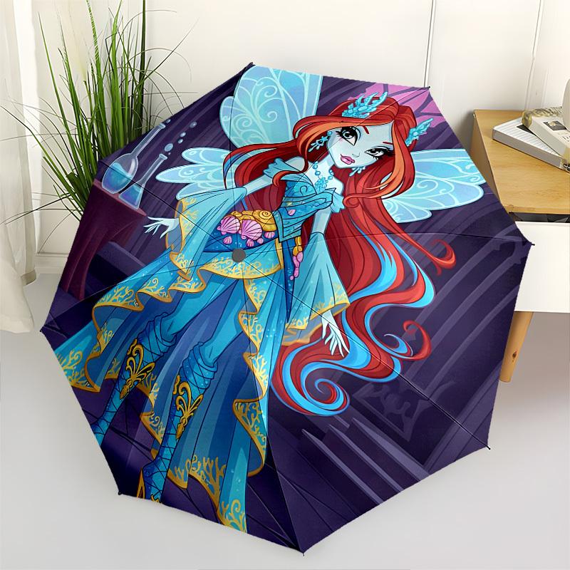 

Fairy,Fantasy Automatic Folding Umbrella Compact 8 rib Design,Unique Style,Suitable for Everyday Outdoor Use,Perfect Gift for Friends
