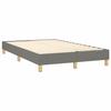 Maison Exclusive - Sommier à lattes de lit avec matelas Gris foncé 120x200cm Tissu