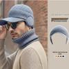 Men's Winter Ear Protection Woolen Hat for Middle-aged & Elderly - Thickened, Plus Velvet, Cold & Windproof