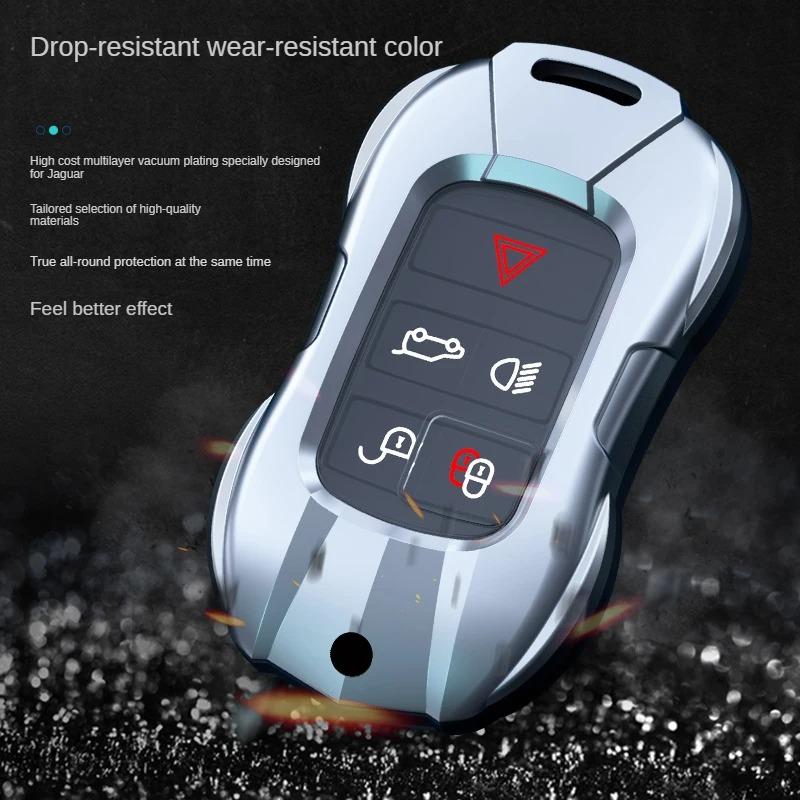 Suitable for Jaguar Car Keycase XFL XEL FPACE XJL FTYPE Epace Ipace Xe Keyshell Keycover Keychain Buckle Female
