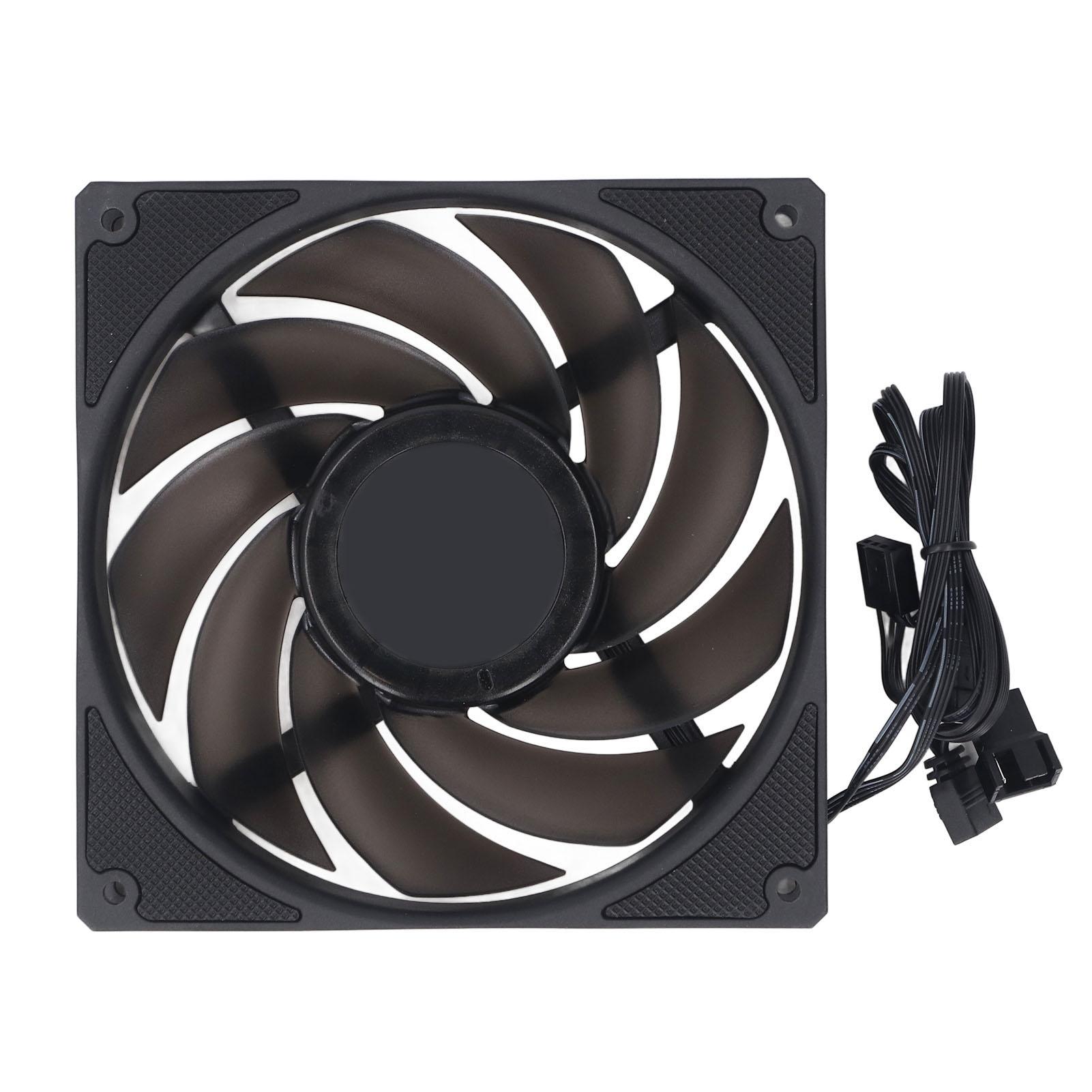 

140mm CPU Fan 5V ARGB 2000RPM 4 Pin PWM MFDB Dynamic Pressure Bring Reverse Blade Quiet Case Cooler Fan for PC