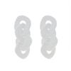Statement Acrylic Long Link Chain Drop Earrings for Women Brincos Vintage Big Resin Geometric Dangle Earring Fashion Jewelry