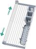 Tachika Silicone Dish Over the Roll Up for Dish Dish Drying Kitchen Supplies Drainer, Foldable, Sink, Storage, Rust-Free, Antibacterial, Drainer,
