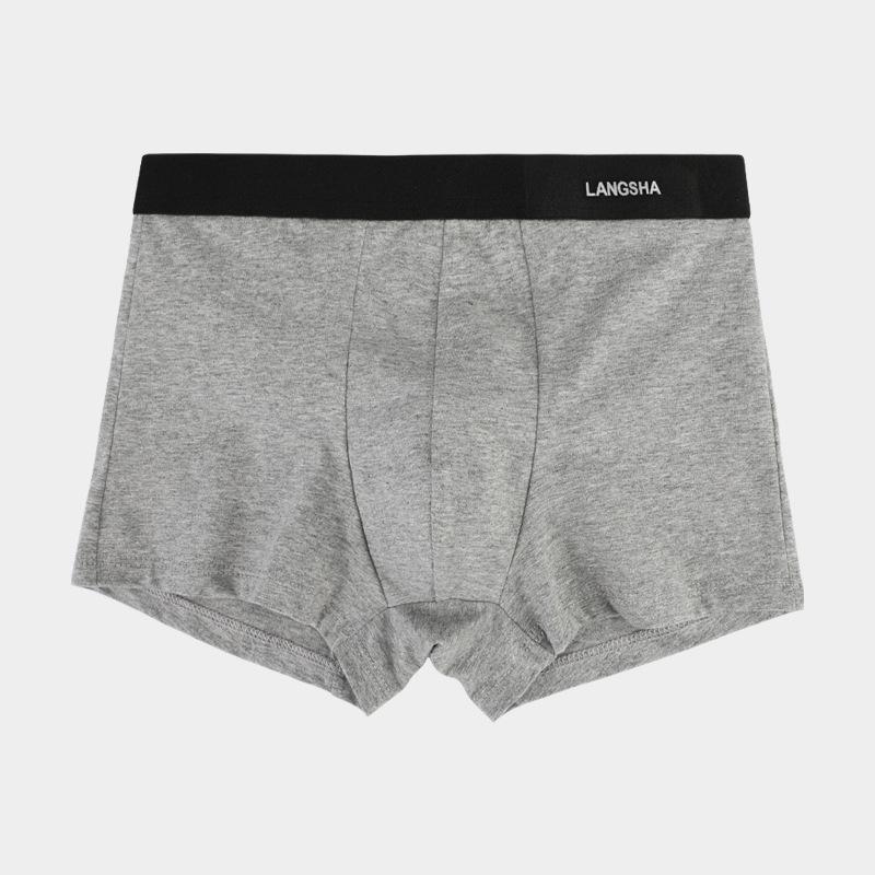 4pcs Men's Underwear Four Cornered Pants Mid Waist Sports Breathable Thin Men's Flat Cornered Shorts Boxer Brief