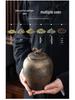 Chinese Ceramic Tea Canister: Small/Large Sealed Storage Jar for Pu'er Tea with Logo Printing