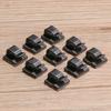 50pcs Plastic Sticky Self-adhesive Buckle Line Fastener Cable Clamp Cable Clip Fixer Holder Wire Management