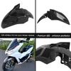 For Honda PCX160 2021-2025 Motorcycle Front Fender Carbon Fiber Pattern Front Wheel Mudguard Water Splash Protection Cover