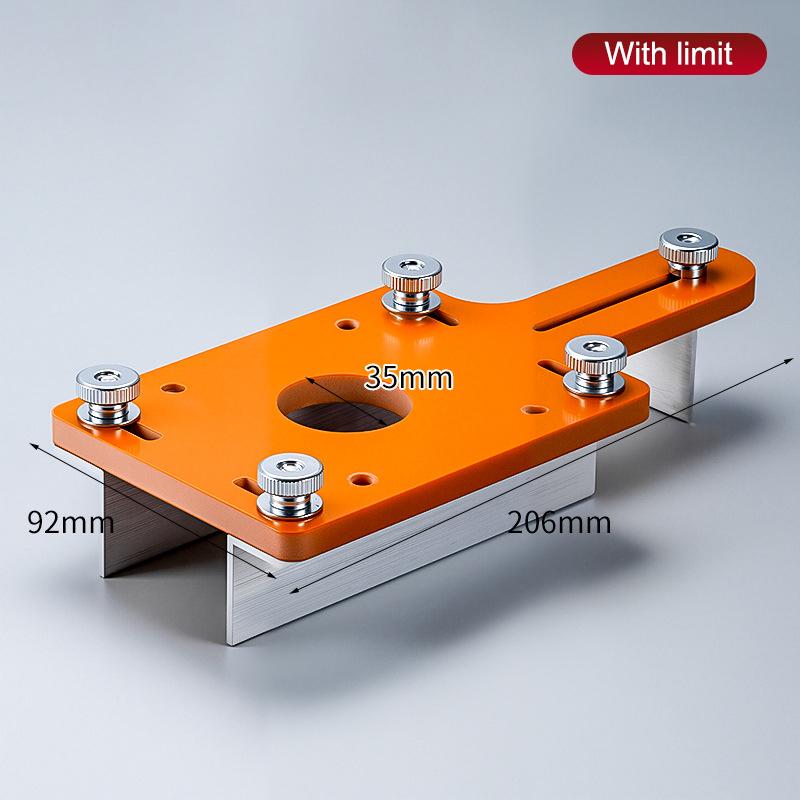 Wood Router Slotting Locator Accurate Slotted Base Slotting Machine Bracket Handheld Edge Trimmer Milling Curve Cutting Tool