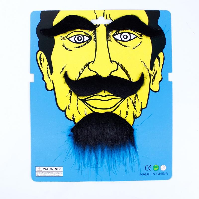 Halloween Barba și Mustață Falsă cu Opt Personaje Recuzită de Petrecere