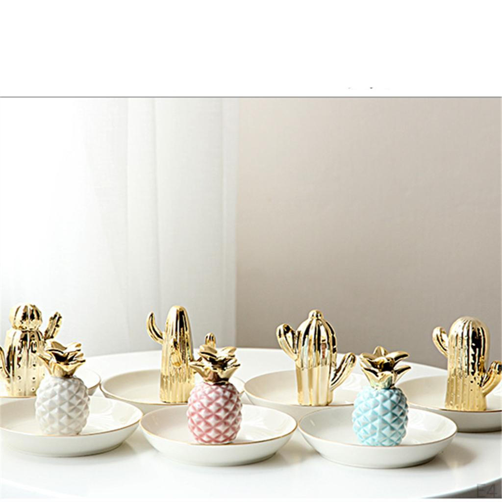 Ananas Display Tray Necklace Bracelet Earrings Organizer - Red