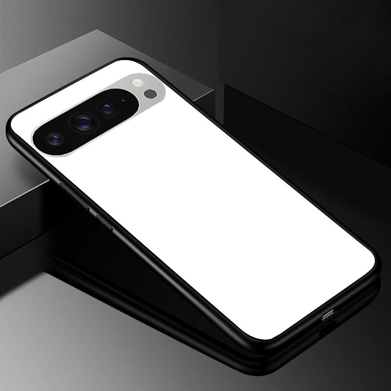 Tempered Glass Phone Case For Google Pixel 9 Pro XL 9A 9 8A 8 Pro 7 Pro 7A Luxury Hard Back Bumper Cover Pixel8 7Pro 9pro Capa