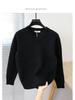 Men's Solid Color Round Neck Winter Pullover Sweater - Soft, Stylish, Youthful Knitwear
