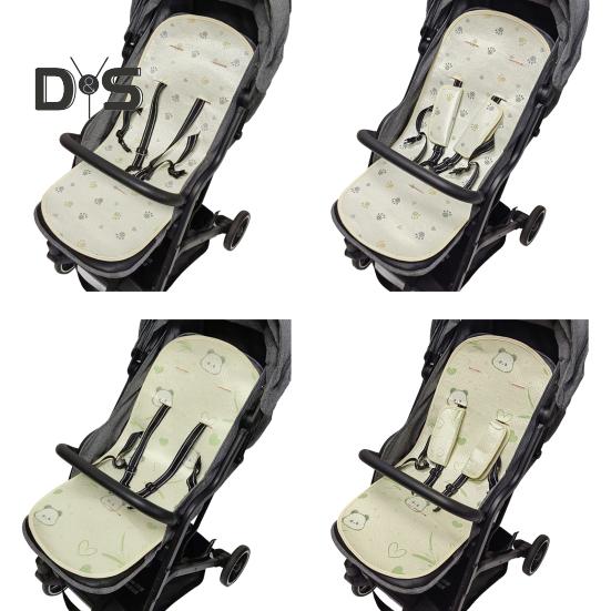 Saltea Universală pentru Cărucior Husă Respirabilă pentru Cărucior de Bebeluș Protecții pentru Ham Model Desen Animat Saltea Răcoritoare pentru Cărucioare Uz de Vară