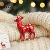 Mini Reindeer Brooch Christmas Pin, Rhinestone Elk Lapel Sweater Alloy Cardigan Coat Suits Accessories, Jewelry Gift for Xmas