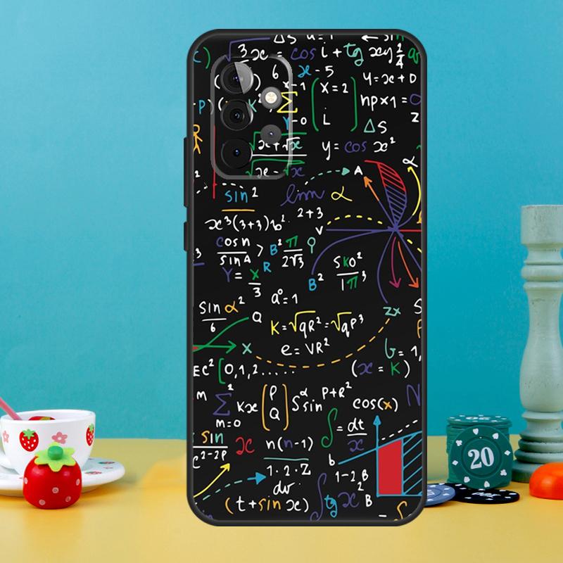 Physics Science Maths Formula Case For Samsung Galaxy A35 A26 A16 A05 A55 A15 A32 A12 A22 A52 A54 A34 A14 A56 A36 A13 A53