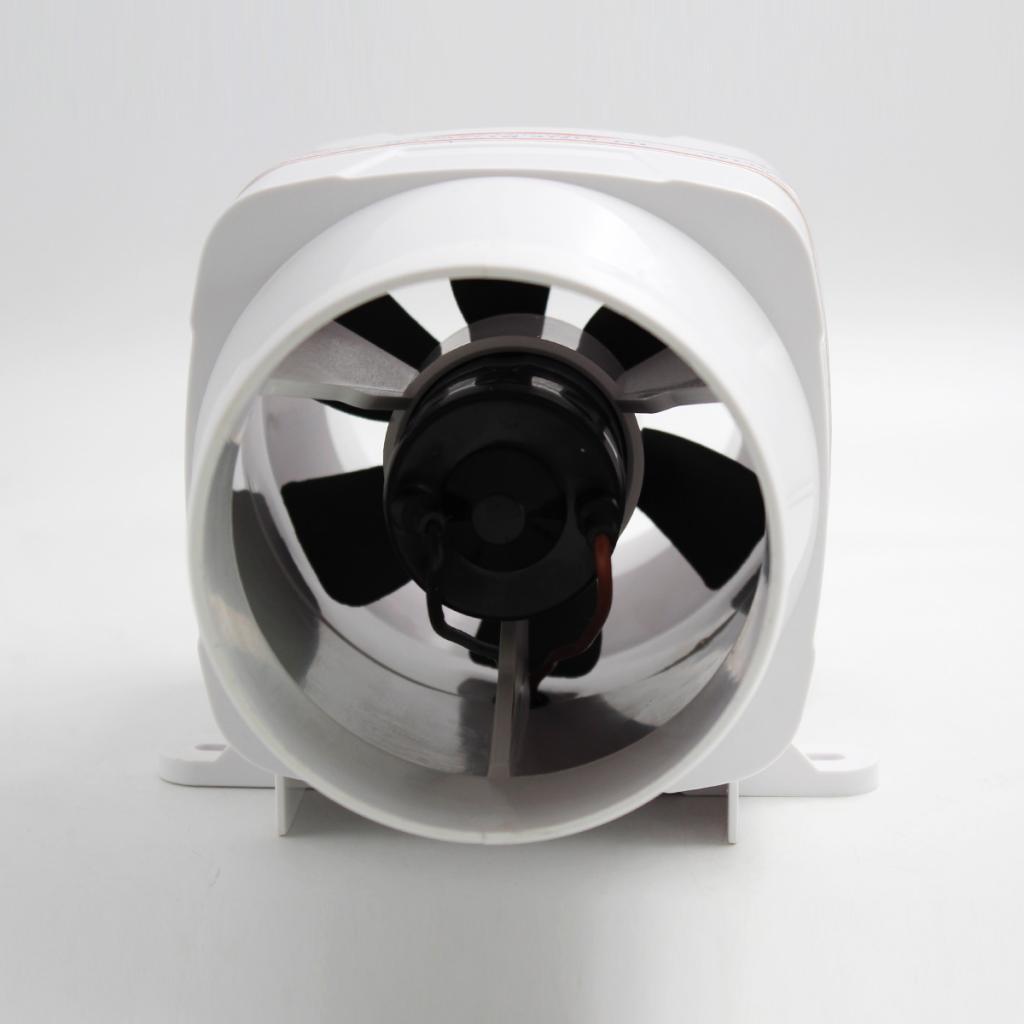 High Flow 270 CFM Bilge Inline Air Blower Moisture Resistant Ventilation Fan for Boat Engine Compartment 12V