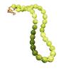 Natural green agate beaded necklace accessories women's high-end niche clavicle chain new Chinese choker