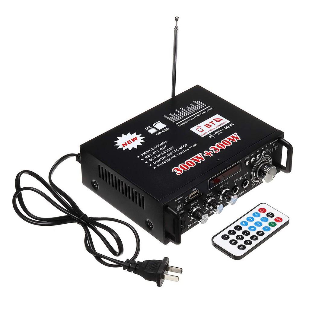 600W Household Audio Amplifiers Bluetooth Connector Amplifier Subwoofer Home Theater Amplifier Sound System Amplifie