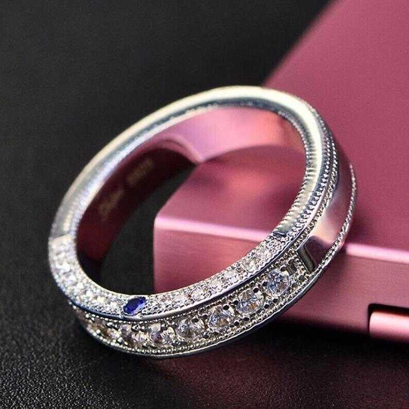 

Классическое кольцо Lindon из медного сплава с цирконием, женские ювелирные изделия, свадебный подарок для вечеринки 10 серебряный