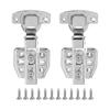 2Pcs Cabinet Hinges Stainless Steel 2.0mm Thick 105110 Opening   Muffler Close Hinges for Kitchen Bathroom