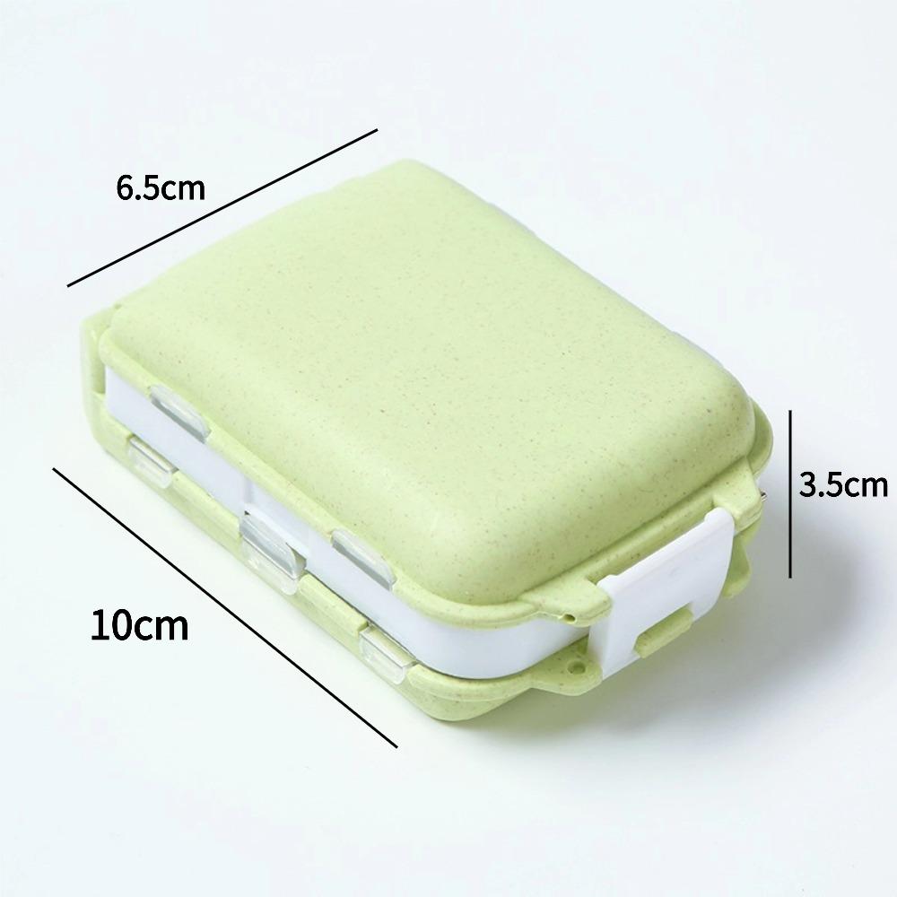 New Portable Weekly Pill Organizer 8 Grids Medicine Pill Box Small Travel Vitamin Cases Container Storage Tablet Fish Oils Tools
