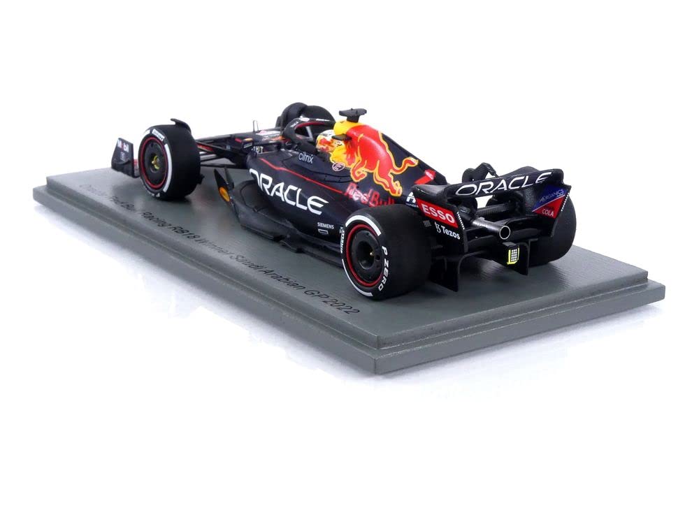 Spark Oracle Red Bull Racing RB18 2022 F1 Saudi Arabian Grand Prix Winner Verstappen with Pit Board 1/43 #1 M.